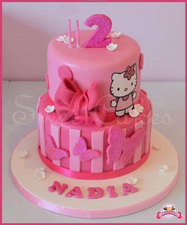 Hello Kitty - Decorated Cake by The Cake Shop - CakesDecor