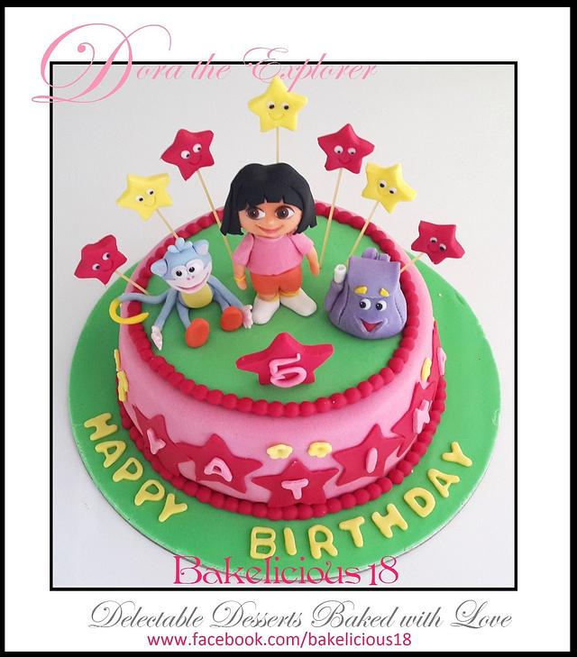 Dora the Explorer Cake - Decorated Cake by Bakelicious18 - CakesDecor