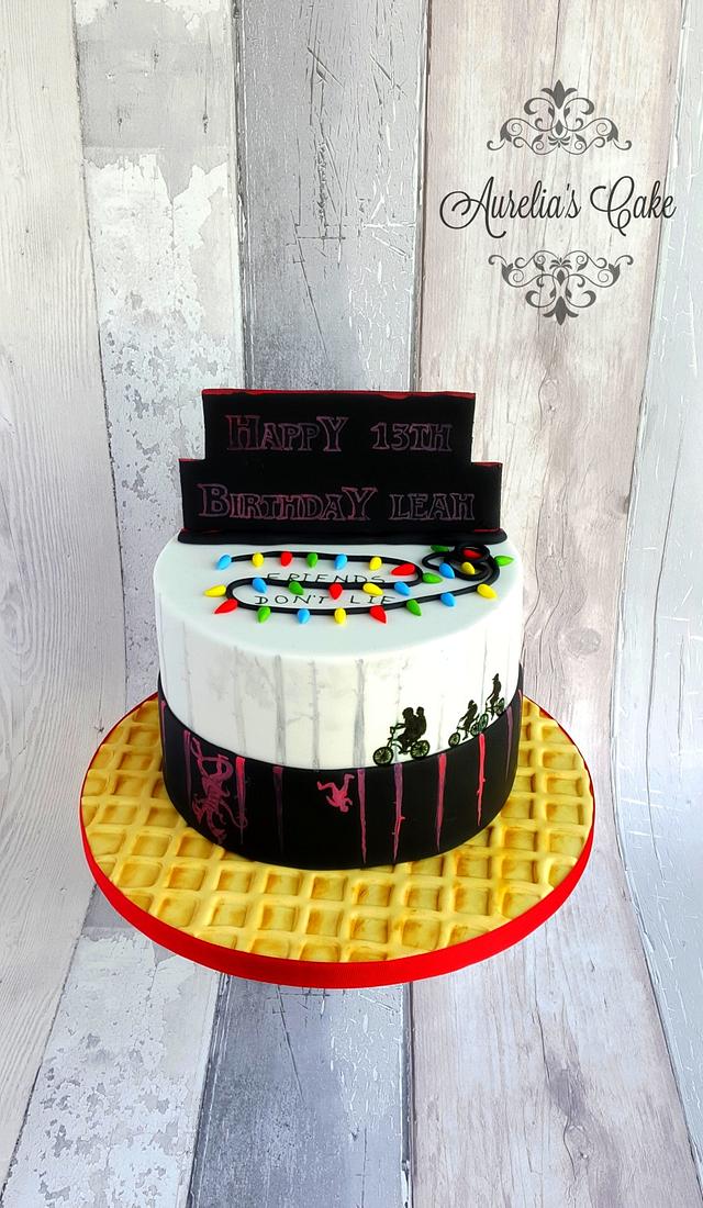 Stranger Things Cake Cake by Aurelia's Cake CakesDecor