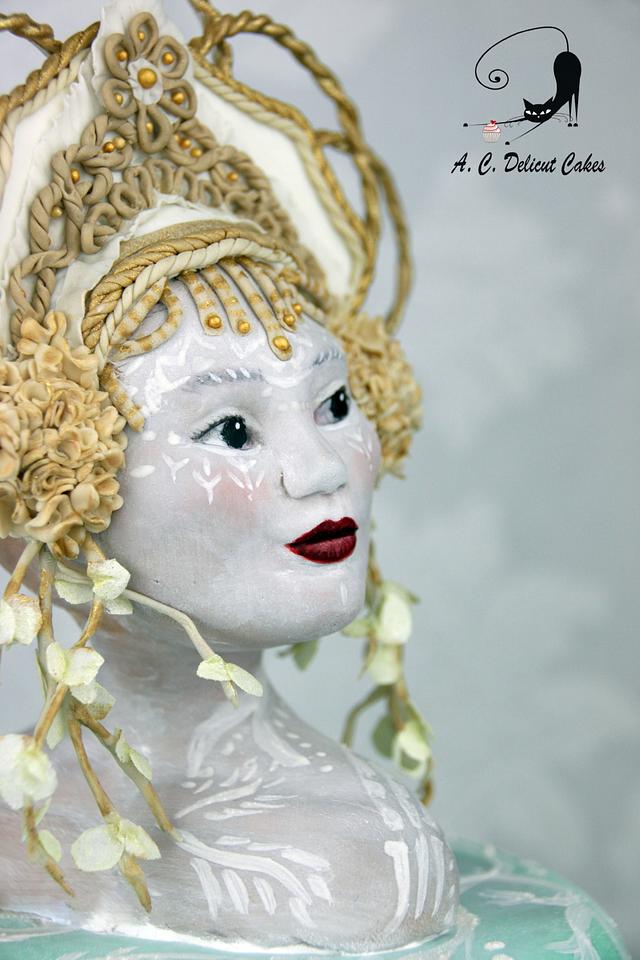 Royal Ascot Hats and Fashion Collaboration -  Pale faced Goddess.