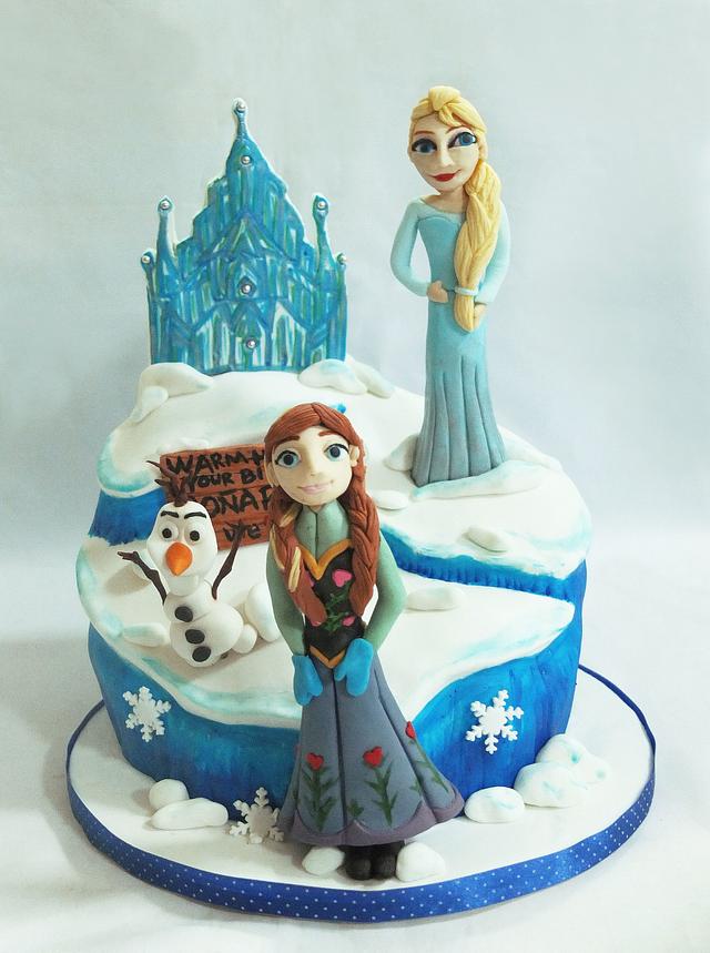 Disney's Frozen Cake - Decorated Cake by Larisse - CakesDecor