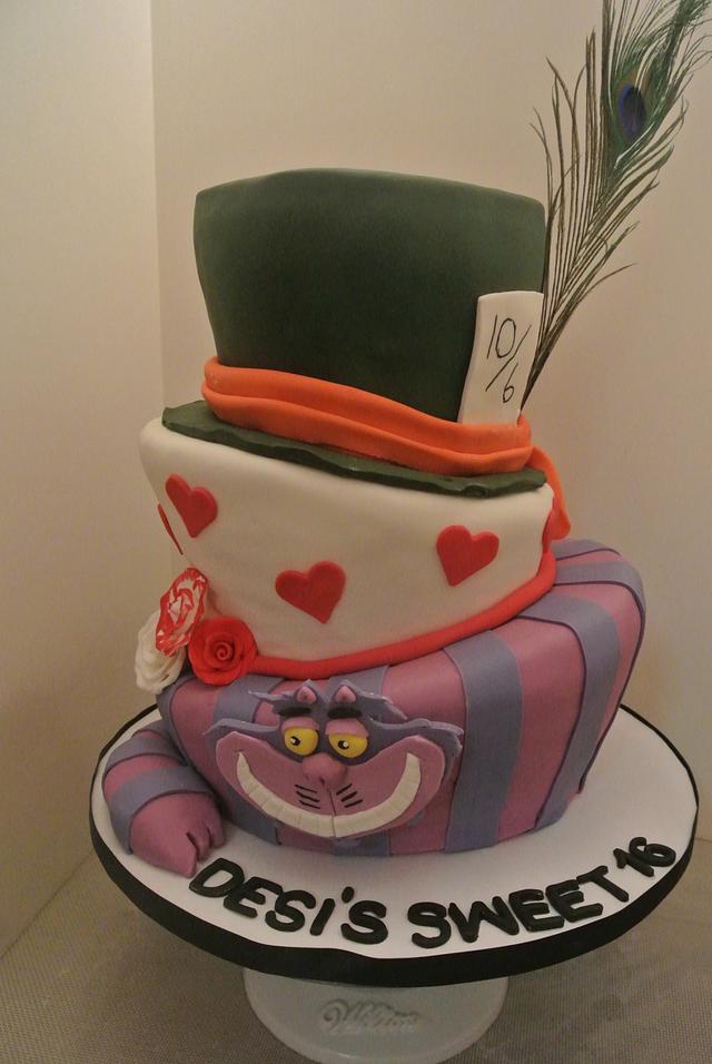 Alice in Wonderland - Decorated Cake by Denise Makes - CakesDecor