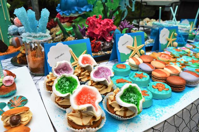 under the sea sweet table
