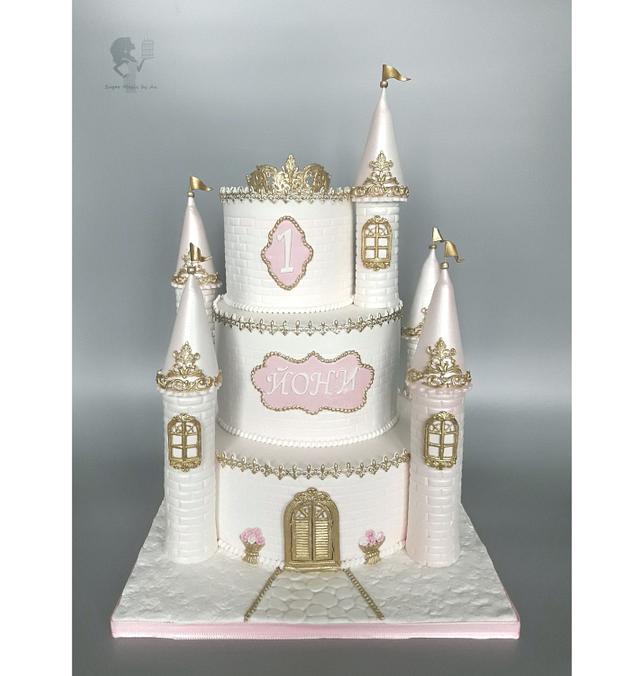 Princess Castle Cake - Decorated Cake by Antonia Lazarova - CakesDecor