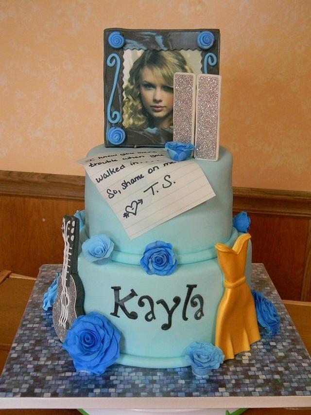 Taylor Swift cake - Decorated Cake by Traci - CakesDecor