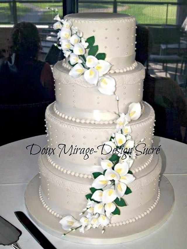 weeding cake - Decorated Cake by Doux Mirage - Design - CakesDecor