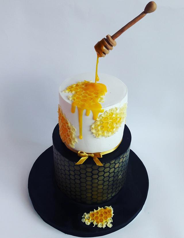 Honey Cake in Bangalore; Layered Colorful Anxiety Reliever Vitality Booster  - Arad Branding