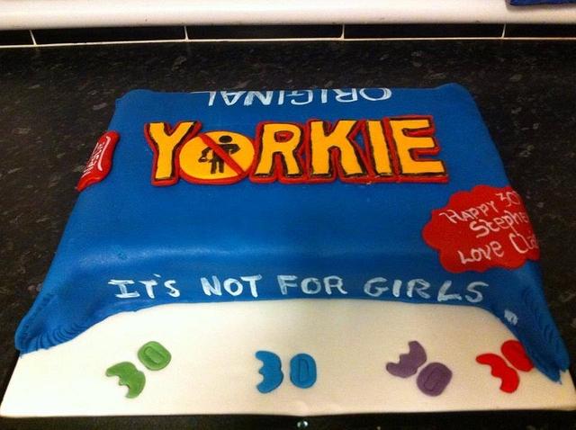 yorkie bar cake