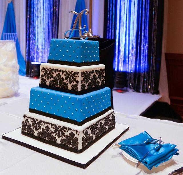 Malibu Blue Wedding Cake By Purecakery Cakesdecor