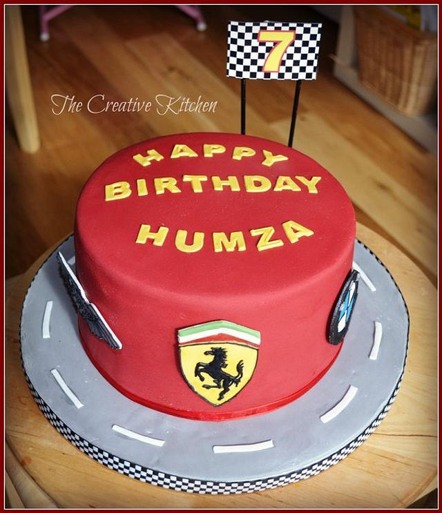 Sports car cake and cookies - Decorated Cake by Sabah - CakesDecor