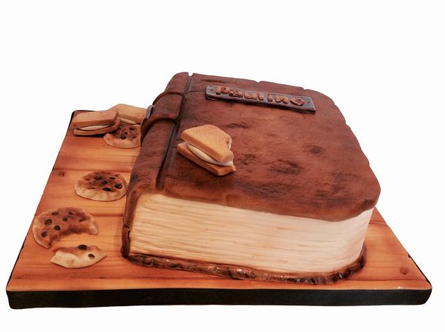 Vintage book cake - Cake by Martina Kelly - CakesDecor