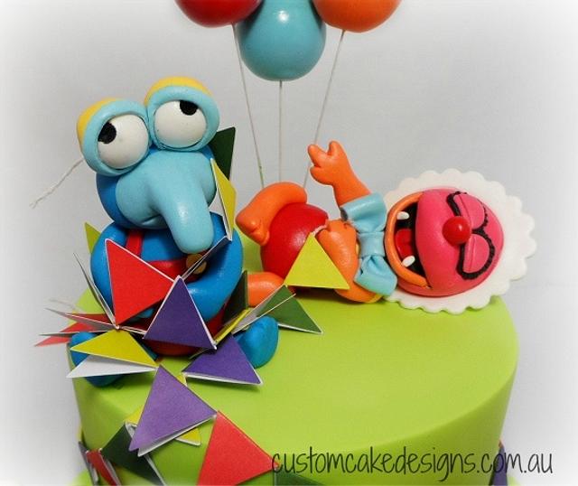 Baby Muppets 1st Birthday Cake