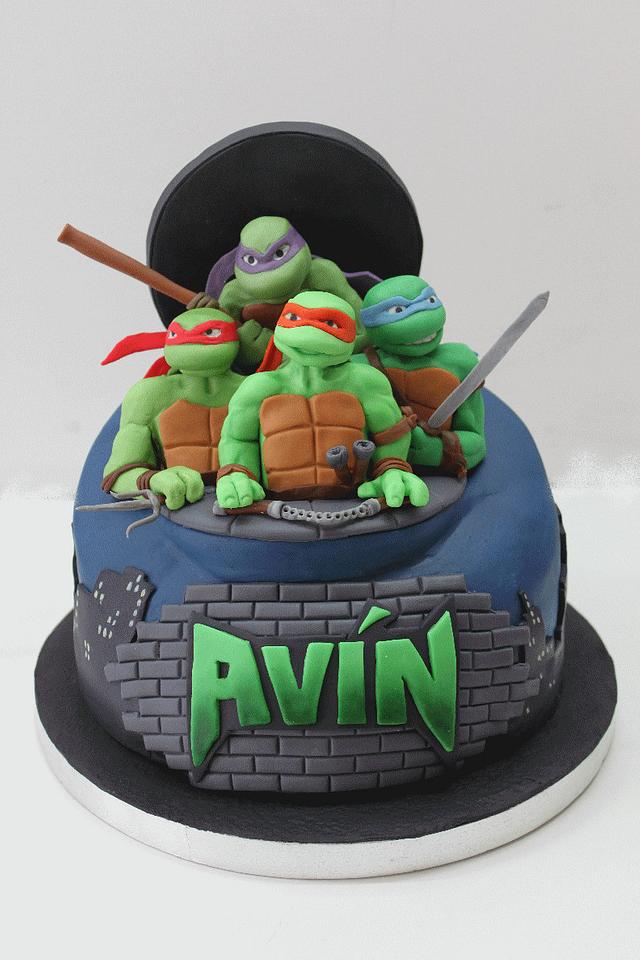 ninja-turtle-cake-decorated-cake-by-artym-cakesdecor