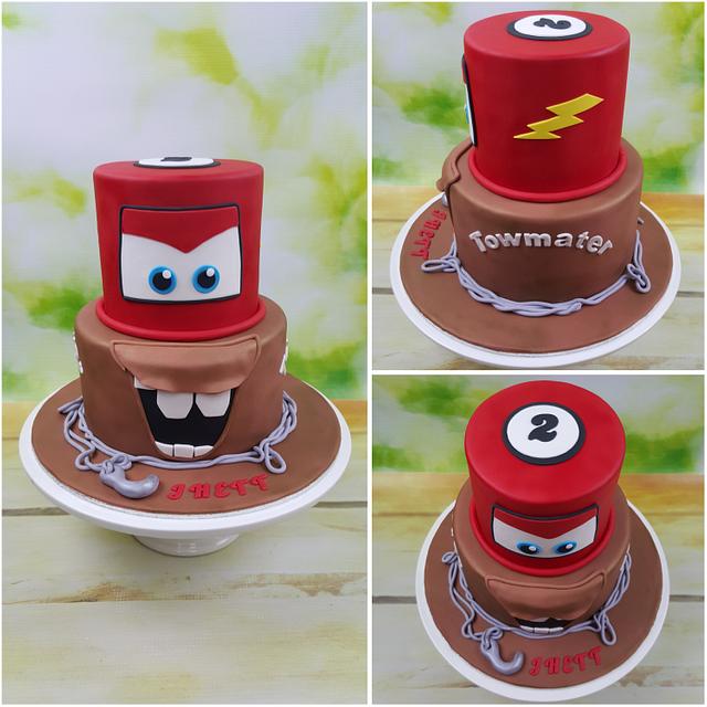 Cars Theme Cake - cake by BeccaliciousCakes - CakesDecor