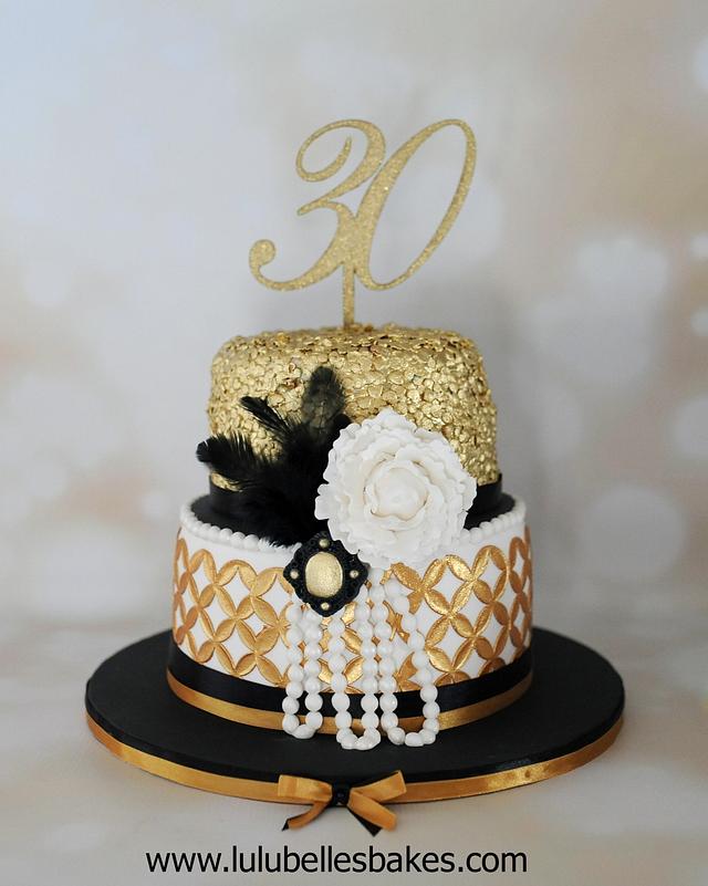 Great Gatsby - Decorated Cake by Lulubelle's Bakes - CakesDecor