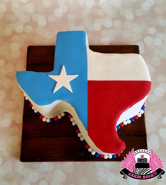 God Bless Texas - Decorated Cake by Cakes ROCK!!! - CakesDecor