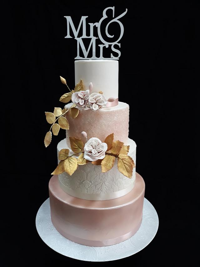 Weddingcake - Decorated Cake by Michela CAKE ART - CakesDecor