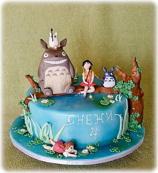 My Neighbour Totoro Decorated Cake By Maria Schick Cakesdecor 2626