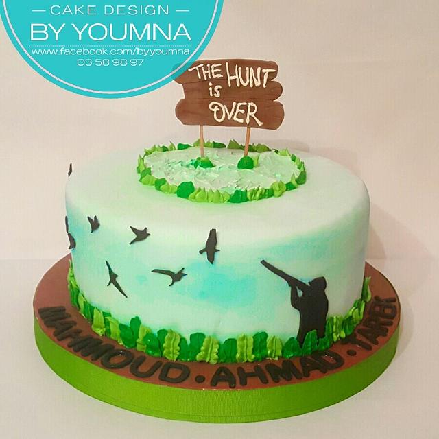 Hunting Decorated Cake By Cake Design By Youmna CakesDecor   Lb7bkk9eo8o48tmz0djy 