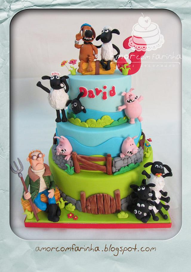Shaun The Sheep Cake By Amorcomfarinha Cakesdecor