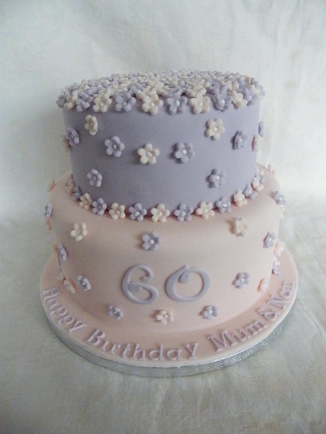 60th Birthday cake - Decorated Cake by berrynicecakes - CakesDecor