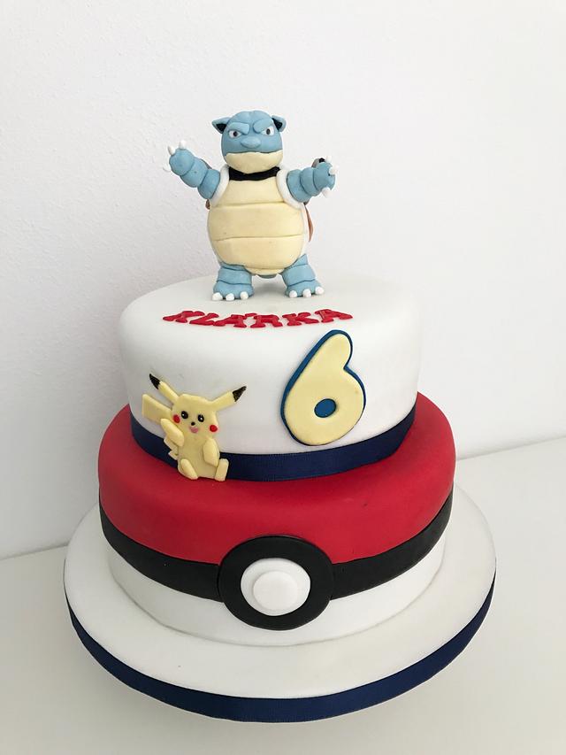 Blastoise Cake Decorated Cake By Dasa Cakesdecor