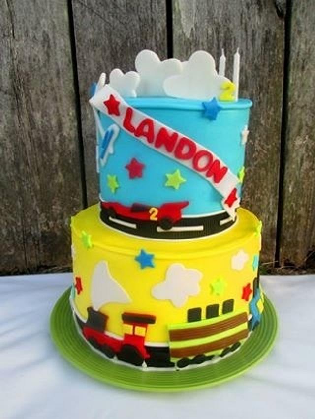 Transportation Cake - Decorated Cake by CakeMaker1962 - CakesDecor