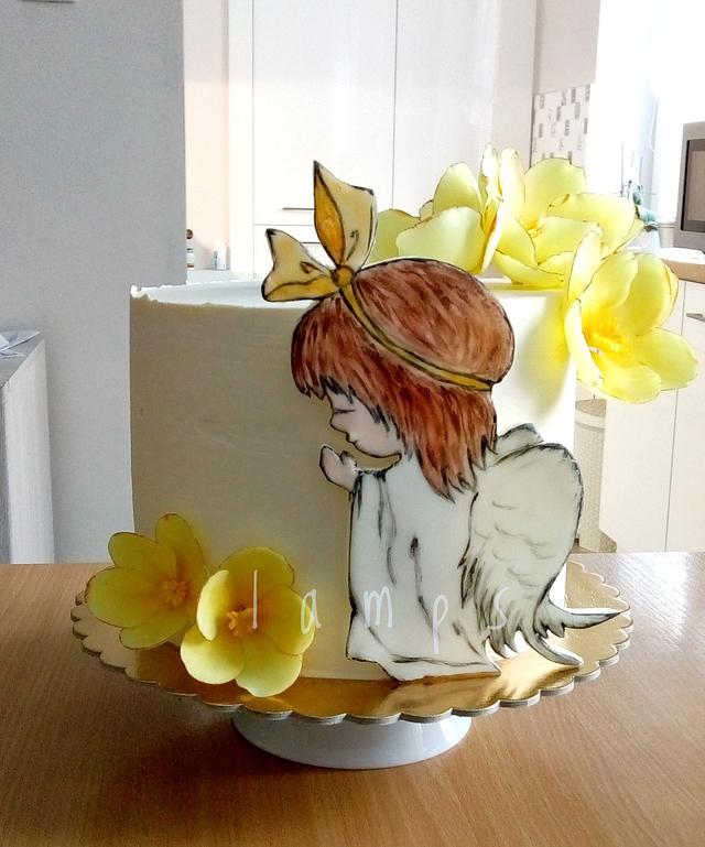 Angel Decorated Cake By Lamps CakesDecor   Lczb5pfne7boub1ilved 