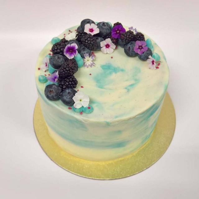 Simple gluten free, nut free,vegan cake - Decorated Cake - CakesDecor