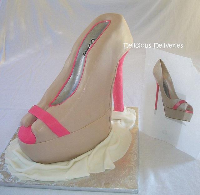 3D Platform Stiletto Cake