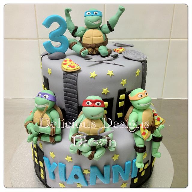 Tmnt. Cake - Decorated Cake By Delicious Designs Darwin - Cakesdecor