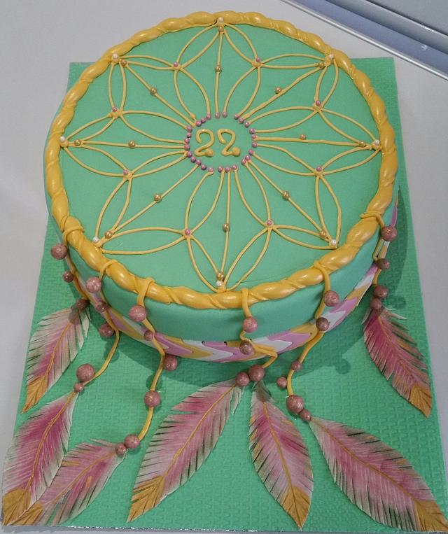 Dream catcher cake Decorated Cake by jscakecreations CakesDecor