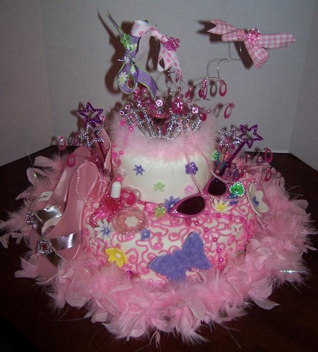 Fancy Nancy Birthday Cake By Cherissweets Cakesdecor