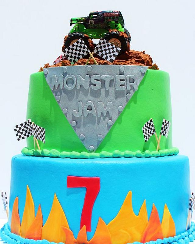 Monster Jam - Cake by Kerrin - CakesDecor