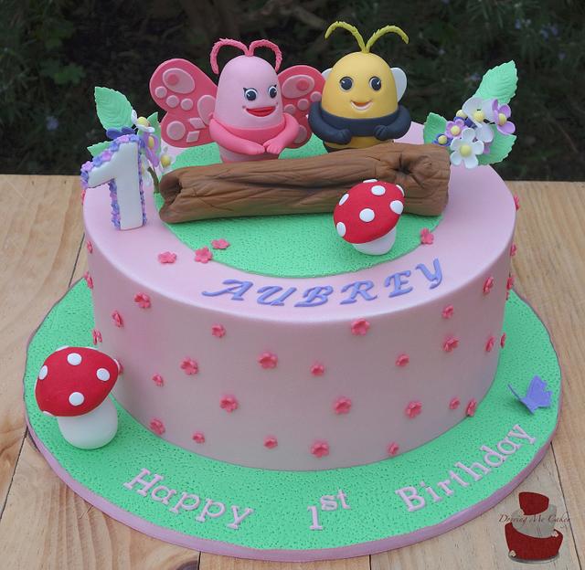 Girly Didi & B Cake - Decorated Cake By Jaymie - CakesDecor