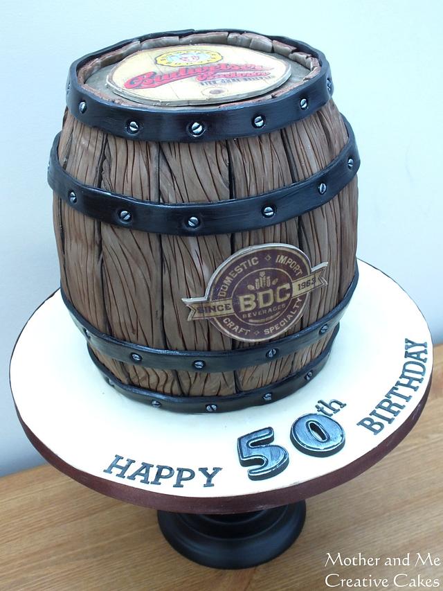 Bud Barrel Cake - Decorated Cake by Mother and Me - CakesDecor