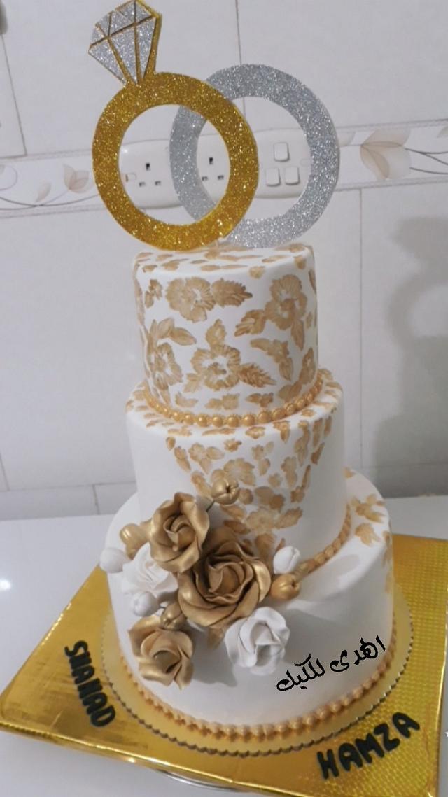 كعكة زفاف - Cake by Alhudacake - CakesDecor