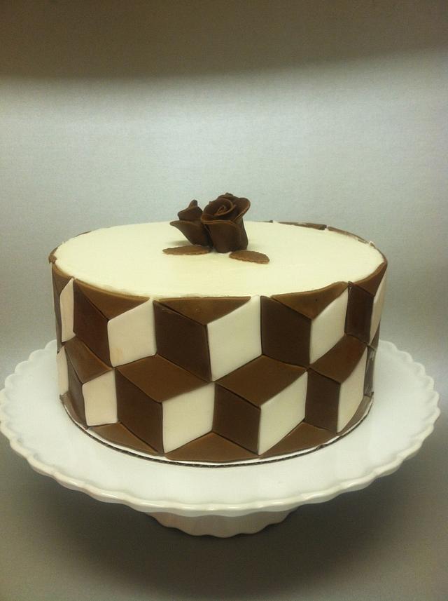 Optical Illusion Cake by Karen Seeley CakesDecor
