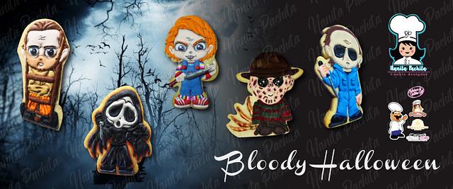 Bloody Halloween - Decorated Cookie by - CakesDecor