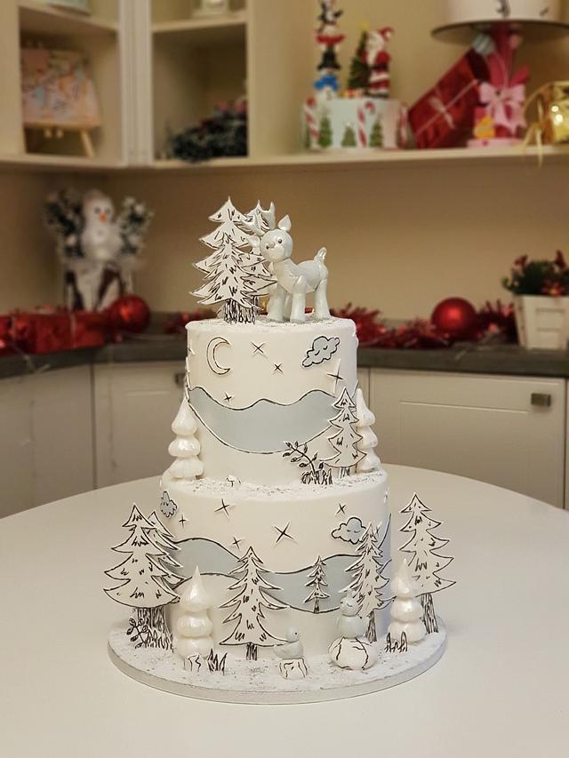 Winter Wonderland Cake - Amazing Cake Ideas