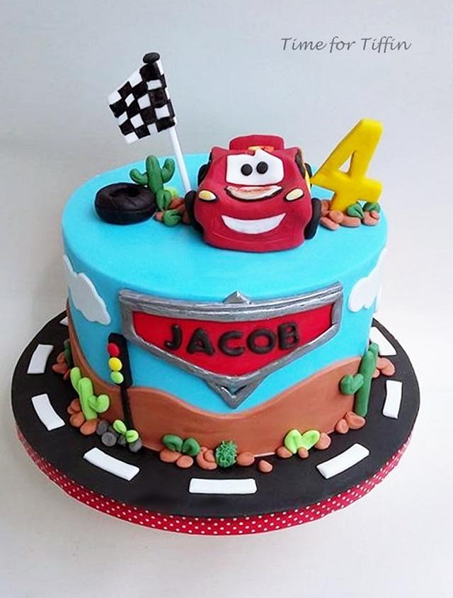 Cars - Decorated Cake by Time for Tiffin - CakesDecor