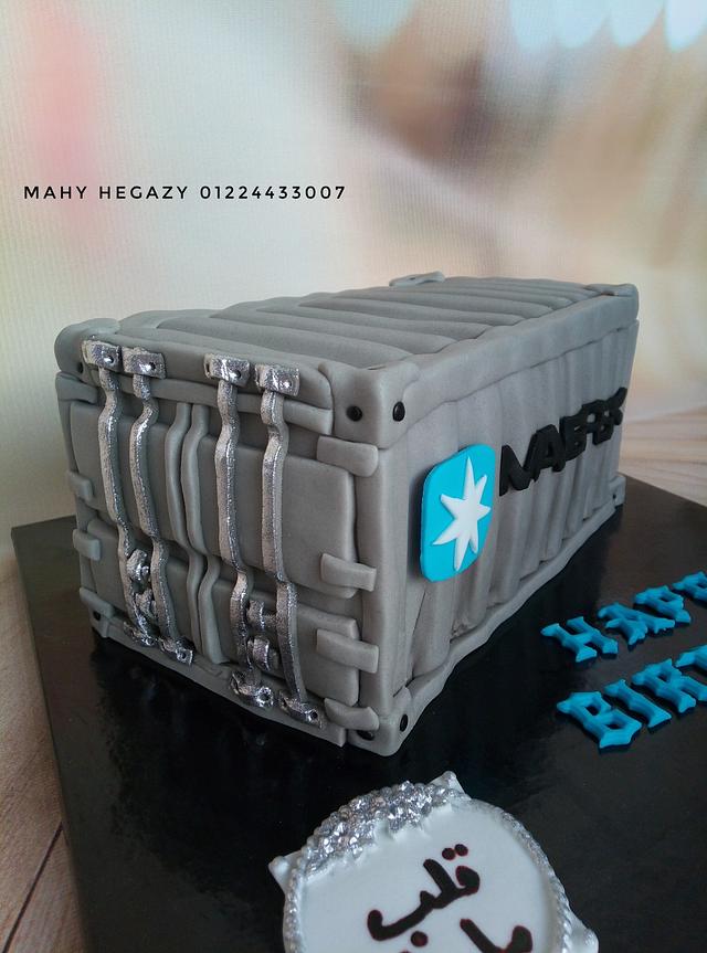 Container cake Cake by Mahy hegazy CakesDecor