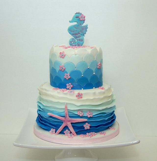 Ocean cake - Decorated Cake by Sylvia Cake - CakesDecor