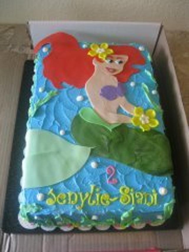 Disney Princess Ariel the Little Mermaid Edible Cake Topper Image ABPI – A  Birthday Place