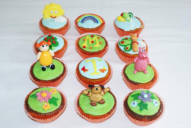 Buy Babyfirst TV Birthday Party Personalized Cupcake Toppers Online in  India - Etsy