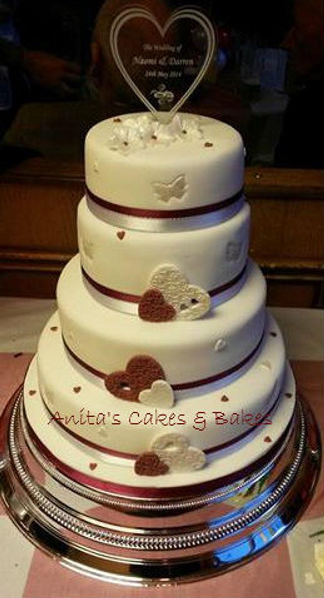 My 2nd wedding cake