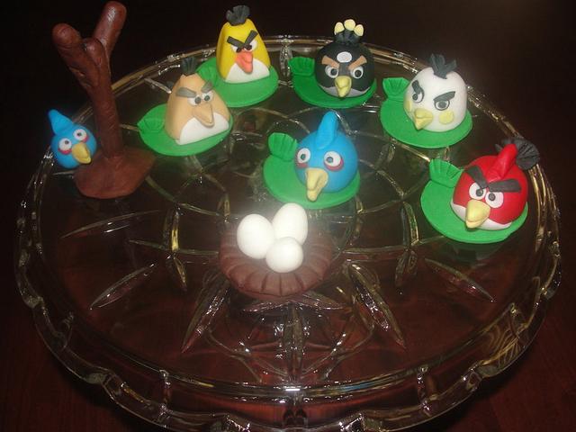 Angry birds Cake topper
