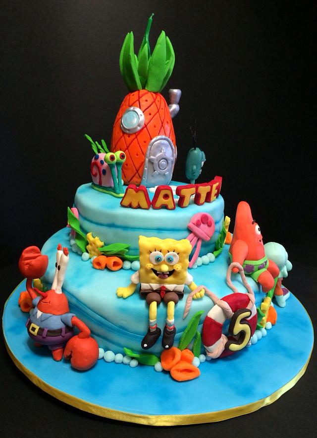 Spongebob Cake - Cake by Davide Minetti - CakesDecor