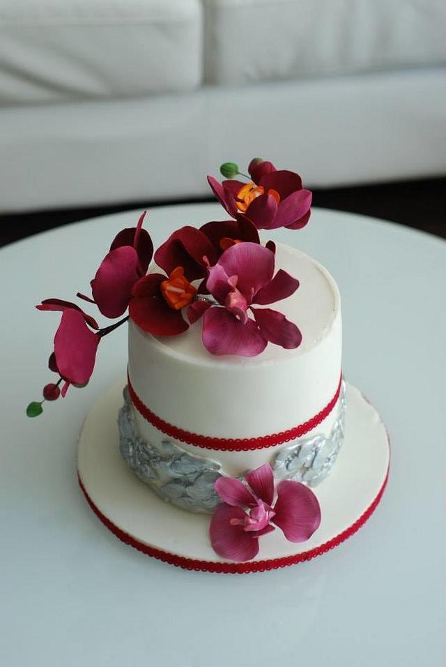 Orchid Cake - Decorated Cake by Albena - CakesDecor