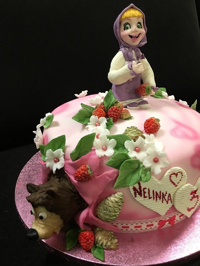 Masha and the bear in pink 😊 - Cake by 59 sweets - CakesDecor